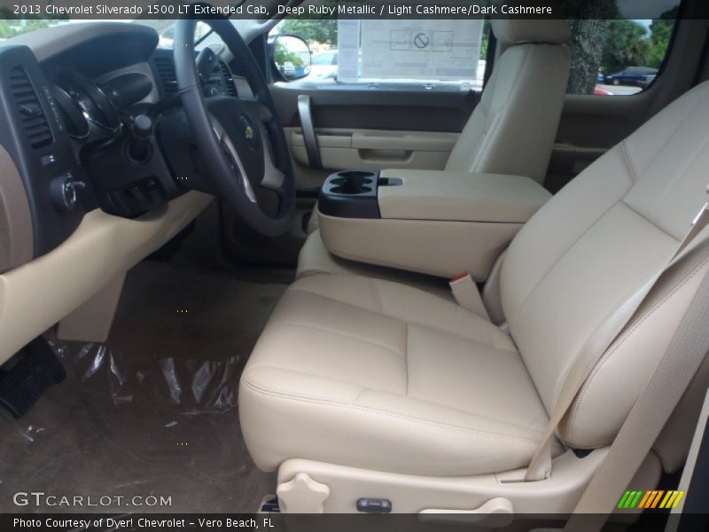 Deep Ruby Metallic / Light Cashmere/Dark Cashmere 2013 Chevrolet Silverado 1500 LT Extended Cab