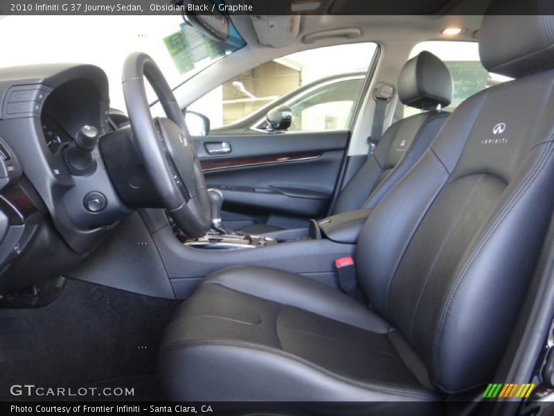 Obsidian Black / Graphite 2010 Infiniti G 37 Journey Sedan