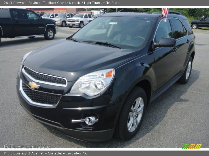 Black Granite Metallic / Light Titanium/Jet Black 2013 Chevrolet Equinox LT