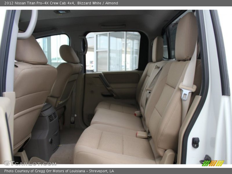 Blizzard White / Almond 2012 Nissan Titan Pro-4X Crew Cab 4x4
