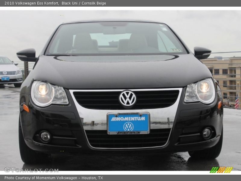 Black Uni / Cornsilk Beige 2010 Volkswagen Eos Komfort