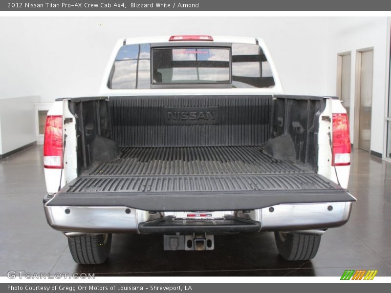 Blizzard White / Almond 2012 Nissan Titan Pro-4X Crew Cab 4x4