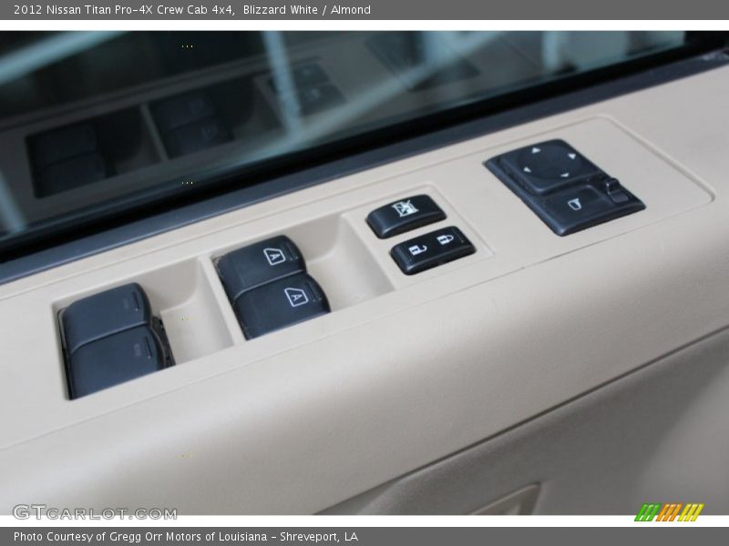 Blizzard White / Almond 2012 Nissan Titan Pro-4X Crew Cab 4x4