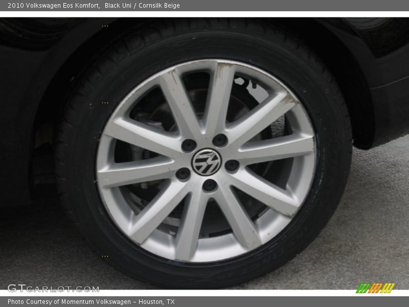 Black Uni / Cornsilk Beige 2010 Volkswagen Eos Komfort