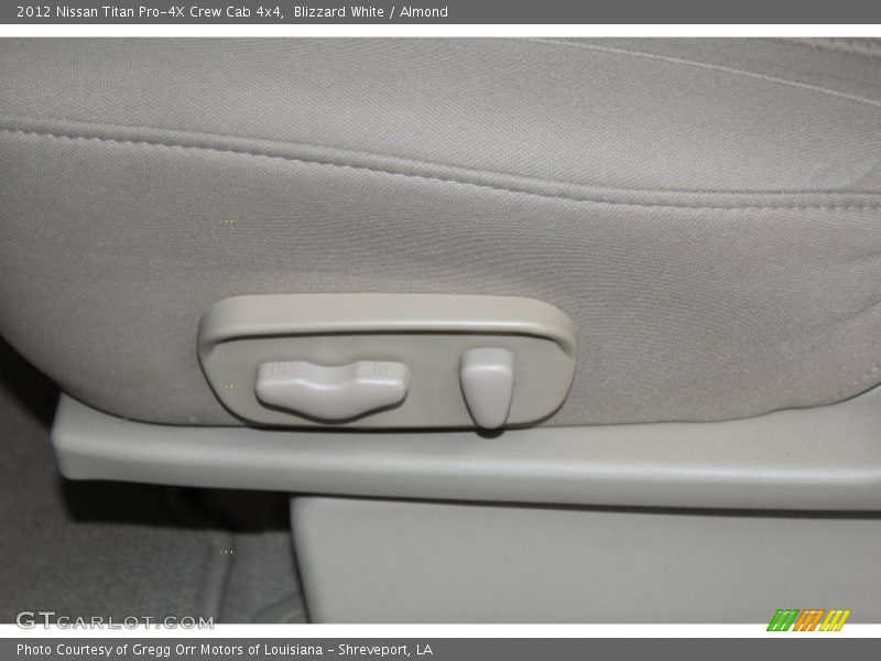 Blizzard White / Almond 2012 Nissan Titan Pro-4X Crew Cab 4x4