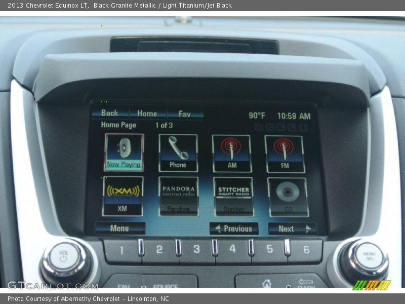 Black Granite Metallic / Light Titanium/Jet Black 2013 Chevrolet Equinox LT