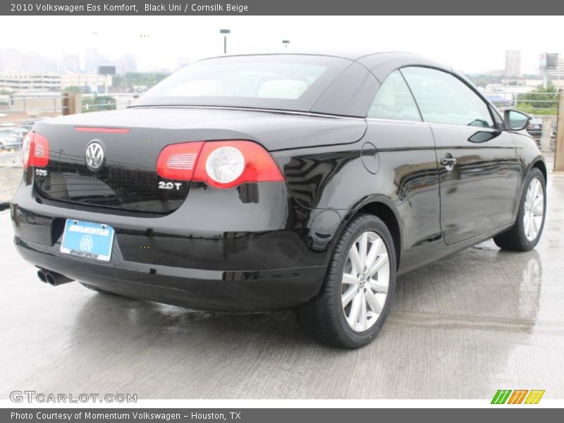 Black Uni / Cornsilk Beige 2010 Volkswagen Eos Komfort
