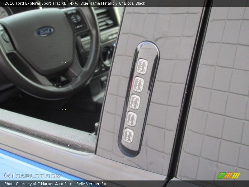 Blue Flame Metallic / Charcoal Black 2010 Ford Explorer Sport Trac XLT 4x4