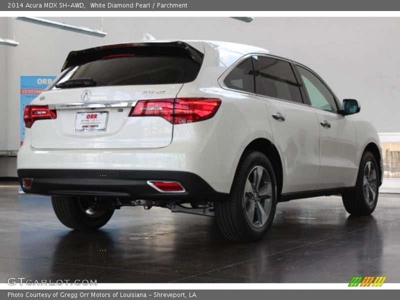 White Diamond Pearl / Parchment 2014 Acura MDX SH-AWD