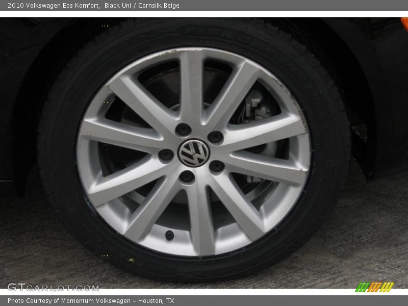 Black Uni / Cornsilk Beige 2010 Volkswagen Eos Komfort
