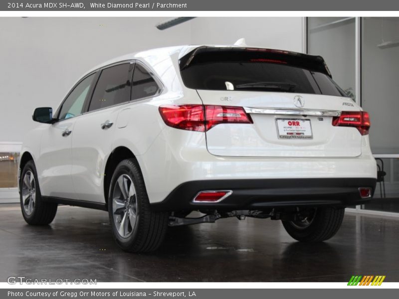 White Diamond Pearl / Parchment 2014 Acura MDX SH-AWD