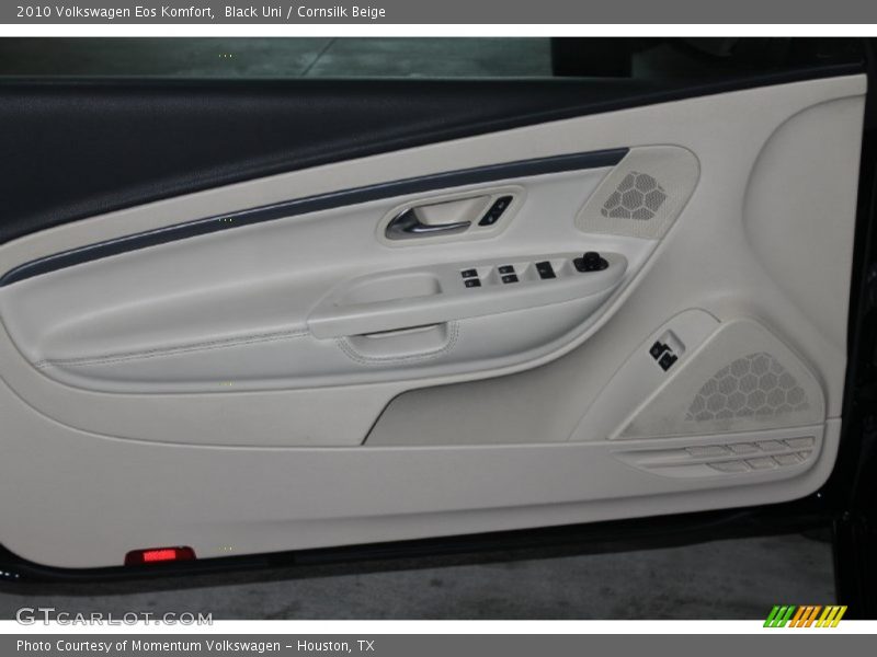 Black Uni / Cornsilk Beige 2010 Volkswagen Eos Komfort