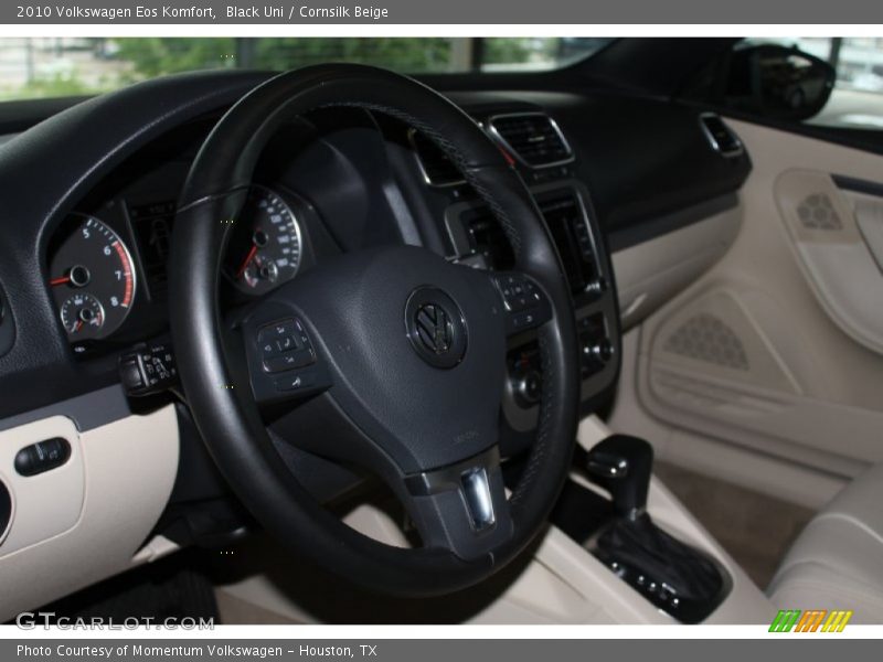 Black Uni / Cornsilk Beige 2010 Volkswagen Eos Komfort