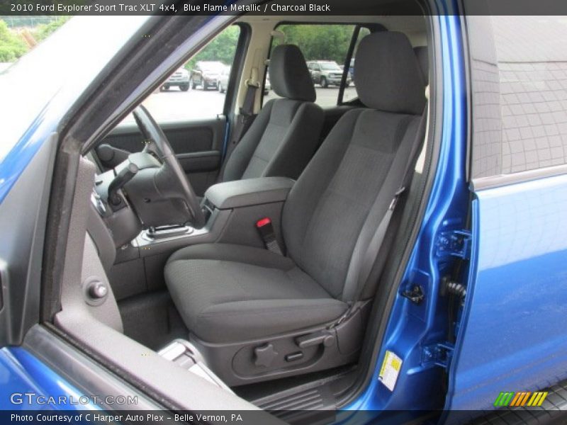 Blue Flame Metallic / Charcoal Black 2010 Ford Explorer Sport Trac XLT 4x4