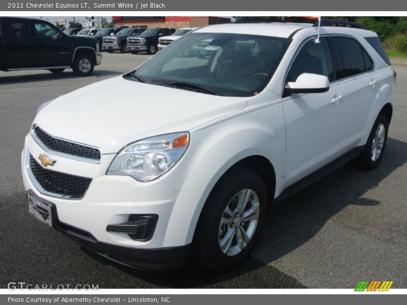 Summit White / Jet Black 2013 Chevrolet Equinox LT