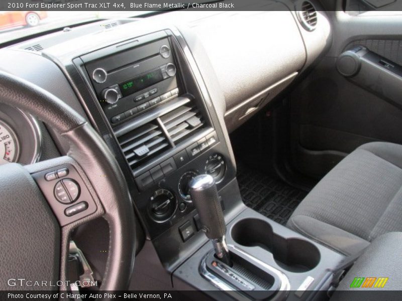 Blue Flame Metallic / Charcoal Black 2010 Ford Explorer Sport Trac XLT 4x4