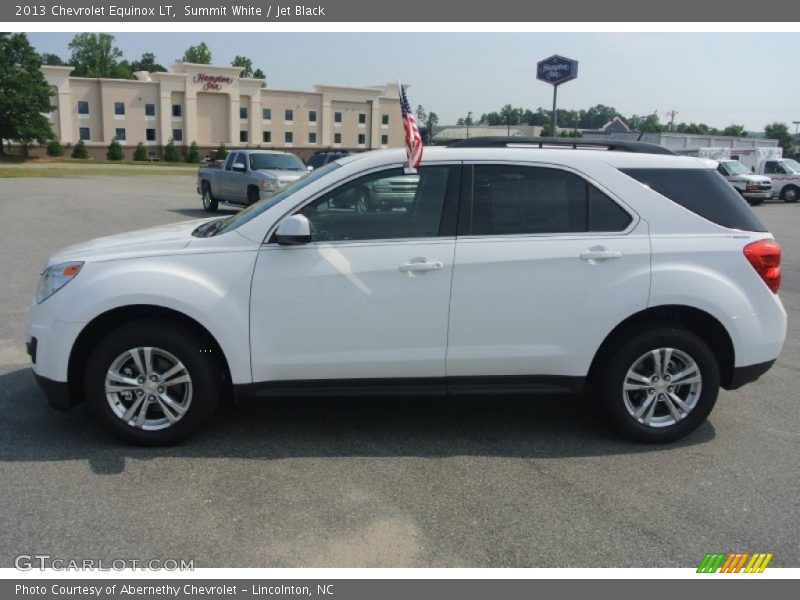 Summit White / Jet Black 2013 Chevrolet Equinox LT