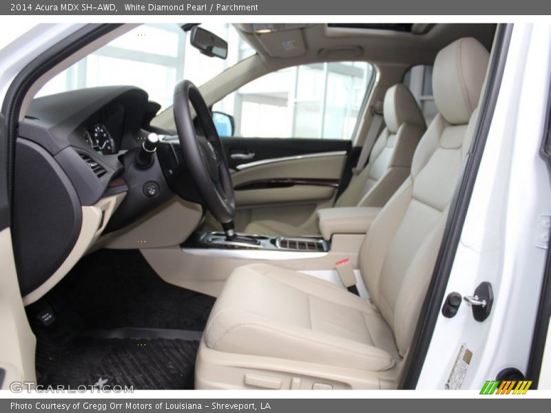 White Diamond Pearl / Parchment 2014 Acura MDX SH-AWD