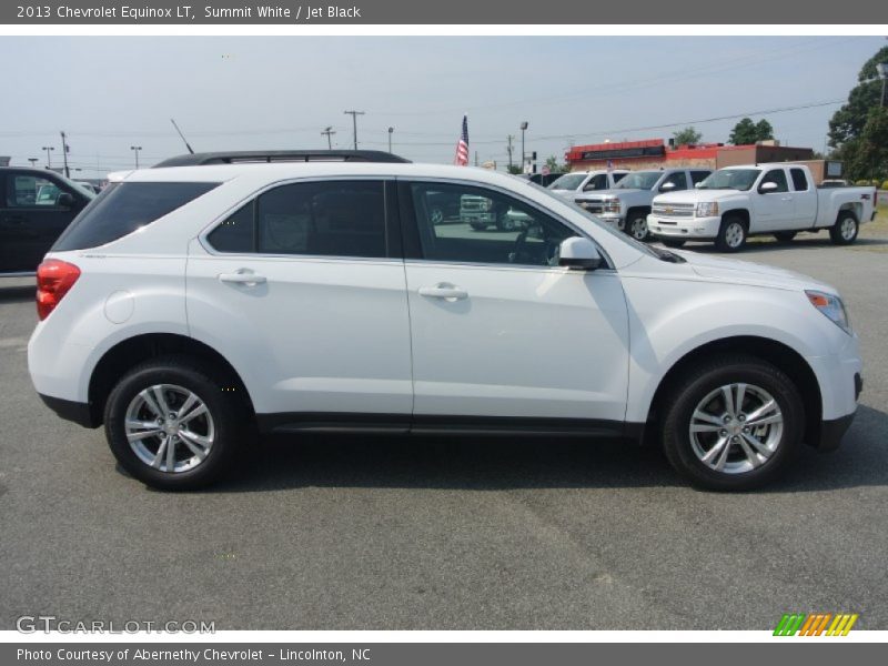 Summit White / Jet Black 2013 Chevrolet Equinox LT