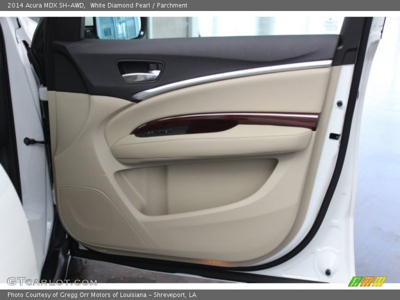 White Diamond Pearl / Parchment 2014 Acura MDX SH-AWD