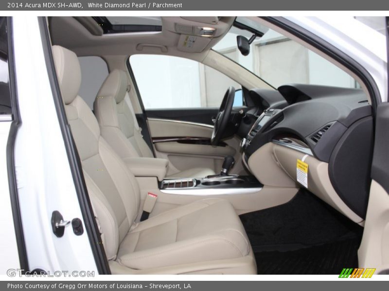 White Diamond Pearl / Parchment 2014 Acura MDX SH-AWD