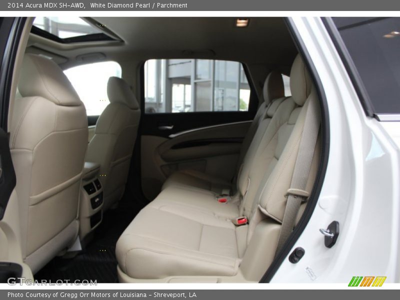 White Diamond Pearl / Parchment 2014 Acura MDX SH-AWD