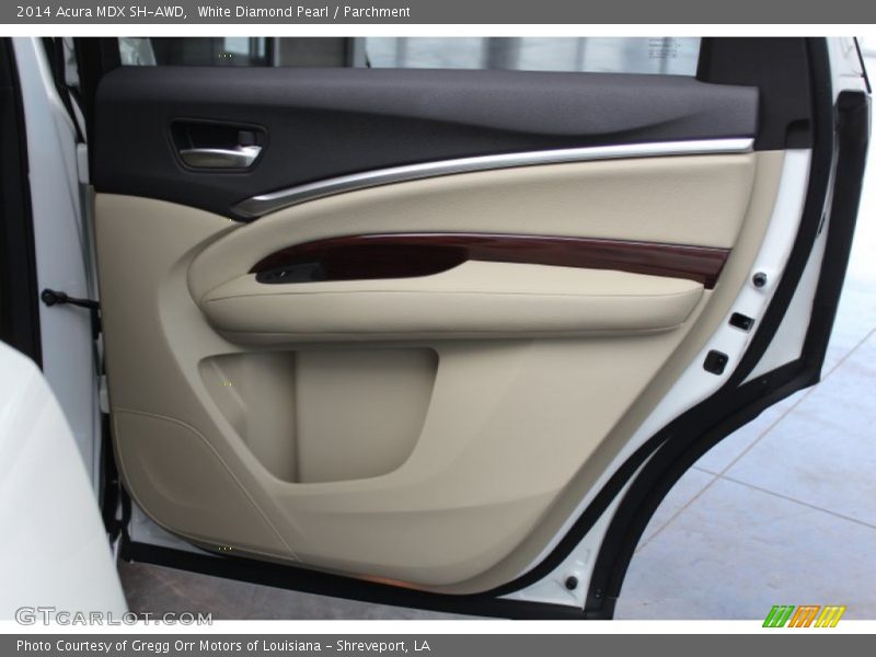 White Diamond Pearl / Parchment 2014 Acura MDX SH-AWD