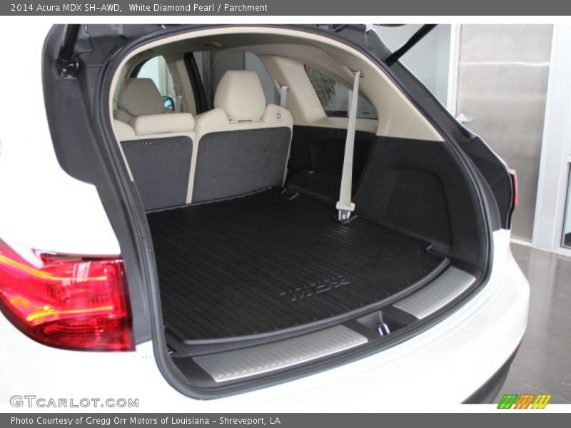 White Diamond Pearl / Parchment 2014 Acura MDX SH-AWD