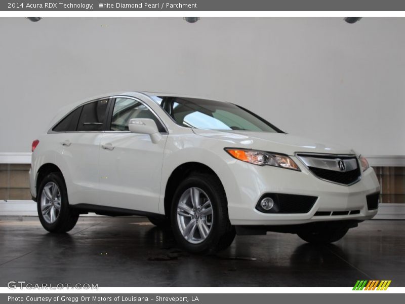 White Diamond Pearl / Parchment 2014 Acura RDX Technology