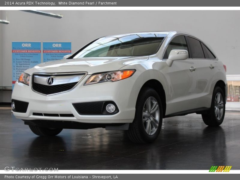 White Diamond Pearl / Parchment 2014 Acura RDX Technology
