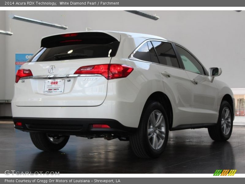 White Diamond Pearl / Parchment 2014 Acura RDX Technology