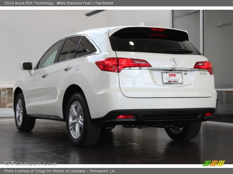 White Diamond Pearl / Parchment 2014 Acura RDX Technology