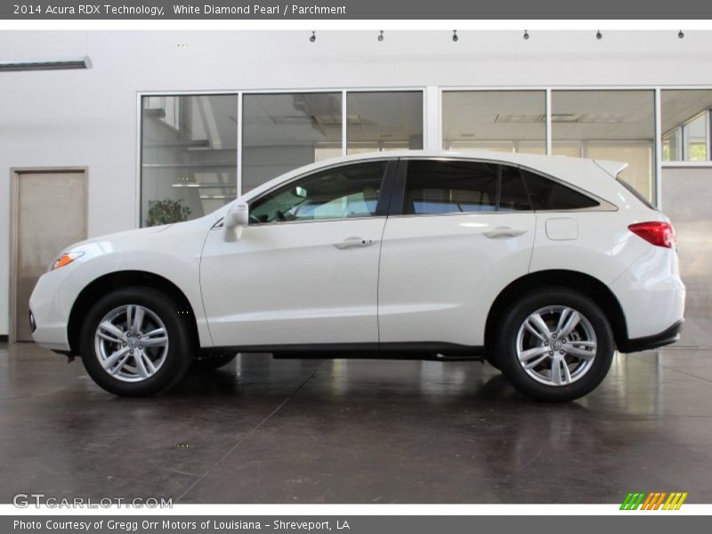White Diamond Pearl / Parchment 2014 Acura RDX Technology