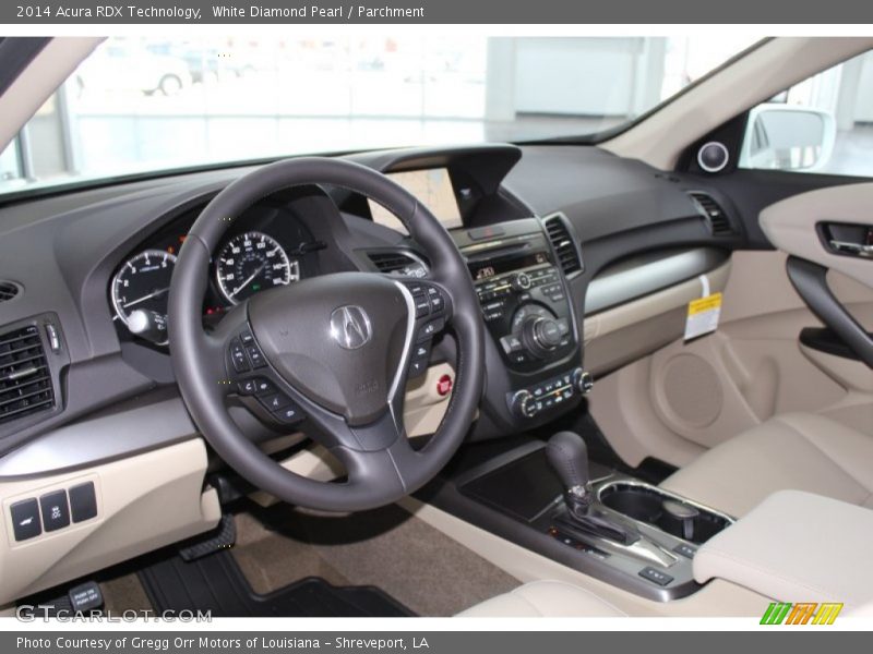 White Diamond Pearl / Parchment 2014 Acura RDX Technology