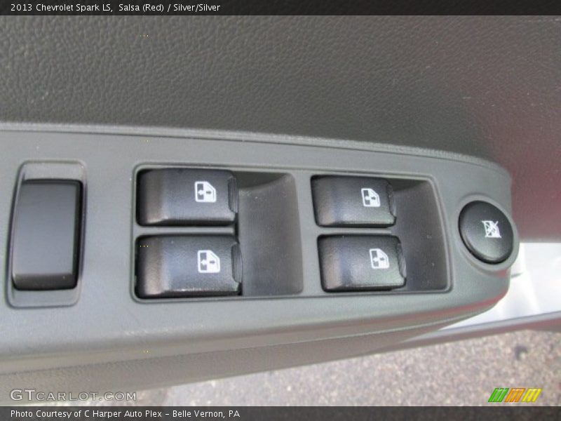 Salsa (Red) / Silver/Silver 2013 Chevrolet Spark LS