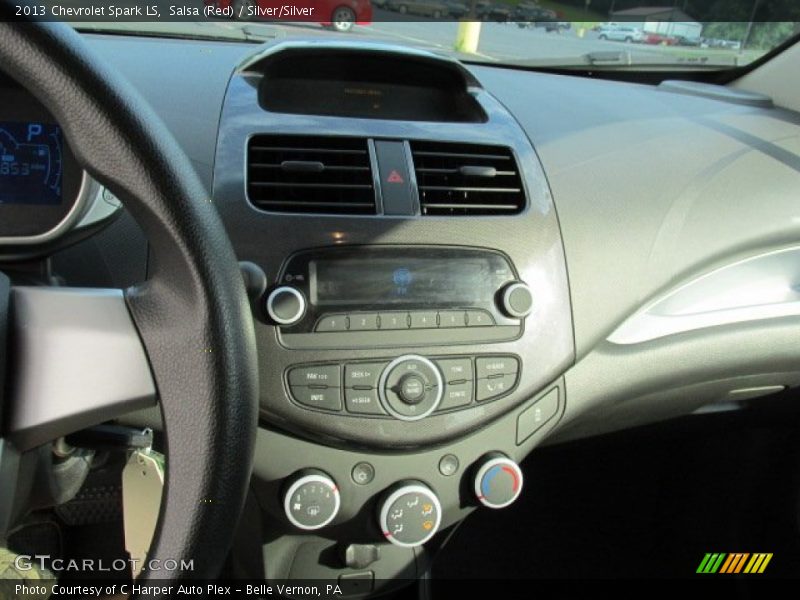 Salsa (Red) / Silver/Silver 2013 Chevrolet Spark LS