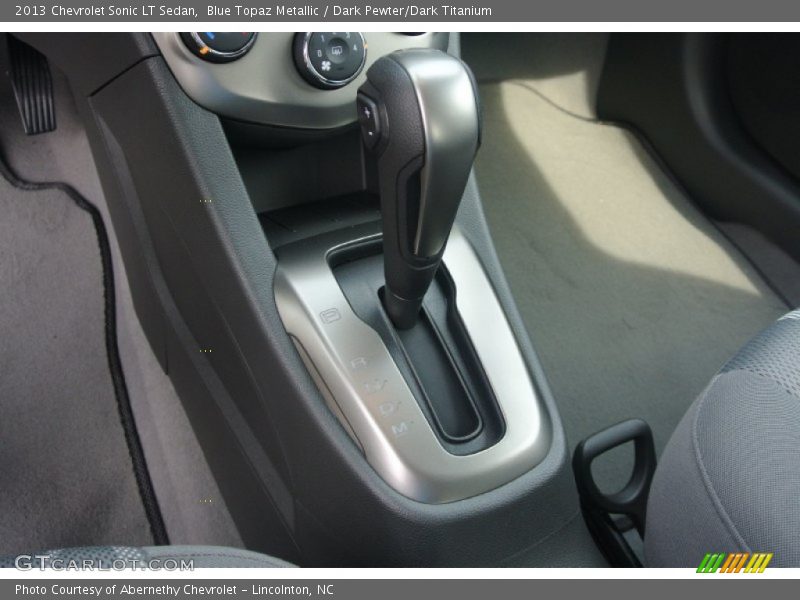 Blue Topaz Metallic / Dark Pewter/Dark Titanium 2013 Chevrolet Sonic LT Sedan