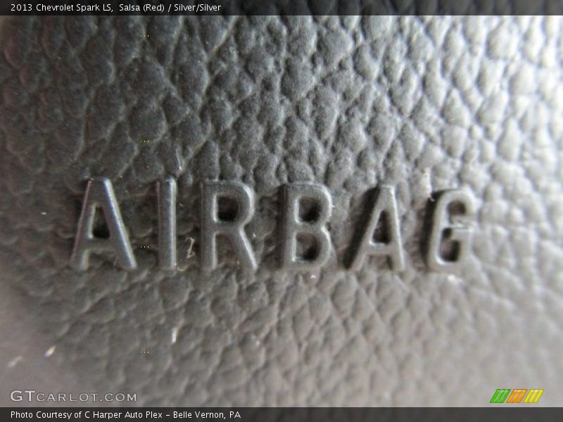 Salsa (Red) / Silver/Silver 2013 Chevrolet Spark LS