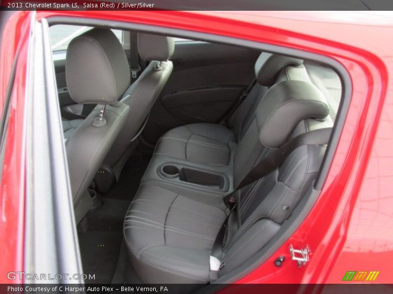 Salsa (Red) / Silver/Silver 2013 Chevrolet Spark LS