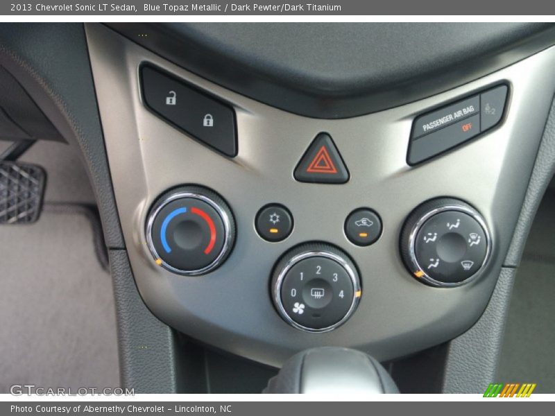 Blue Topaz Metallic / Dark Pewter/Dark Titanium 2013 Chevrolet Sonic LT Sedan