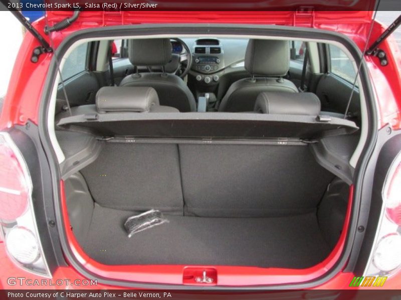 Salsa (Red) / Silver/Silver 2013 Chevrolet Spark LS