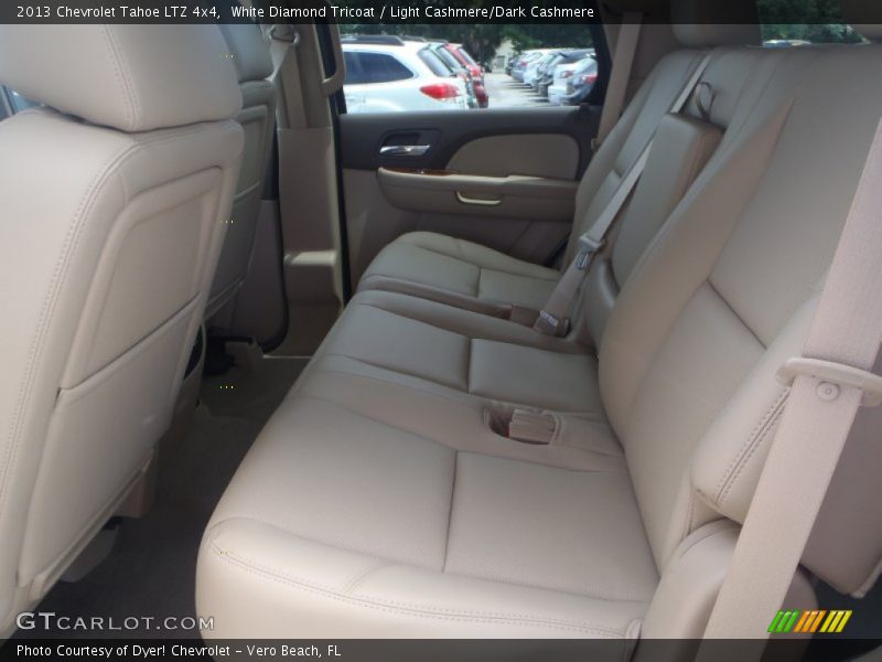 White Diamond Tricoat / Light Cashmere/Dark Cashmere 2013 Chevrolet Tahoe LTZ 4x4