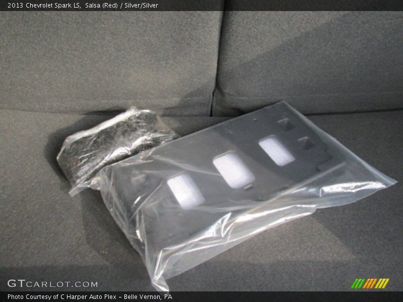Salsa (Red) / Silver/Silver 2013 Chevrolet Spark LS
