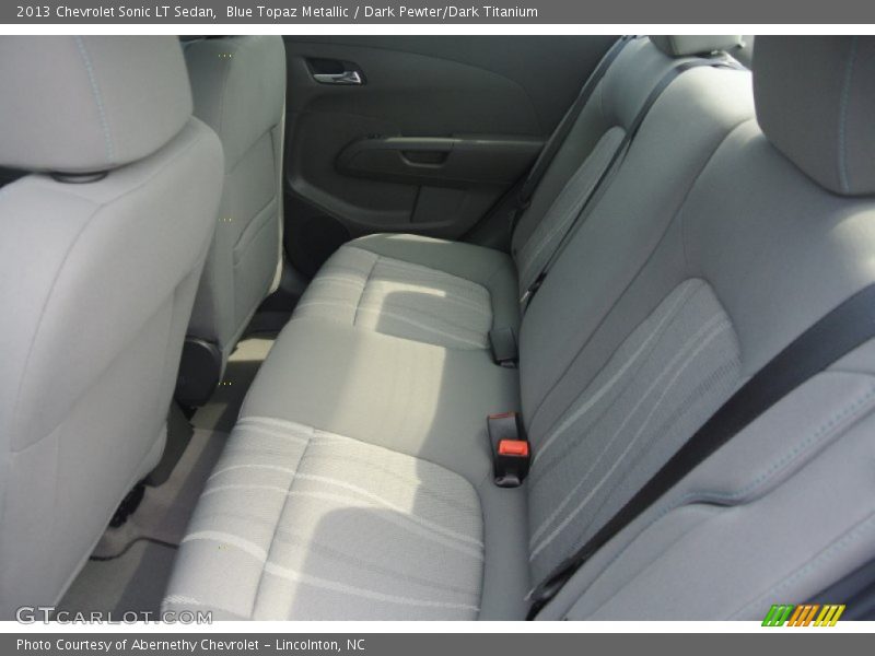 Blue Topaz Metallic / Dark Pewter/Dark Titanium 2013 Chevrolet Sonic LT Sedan