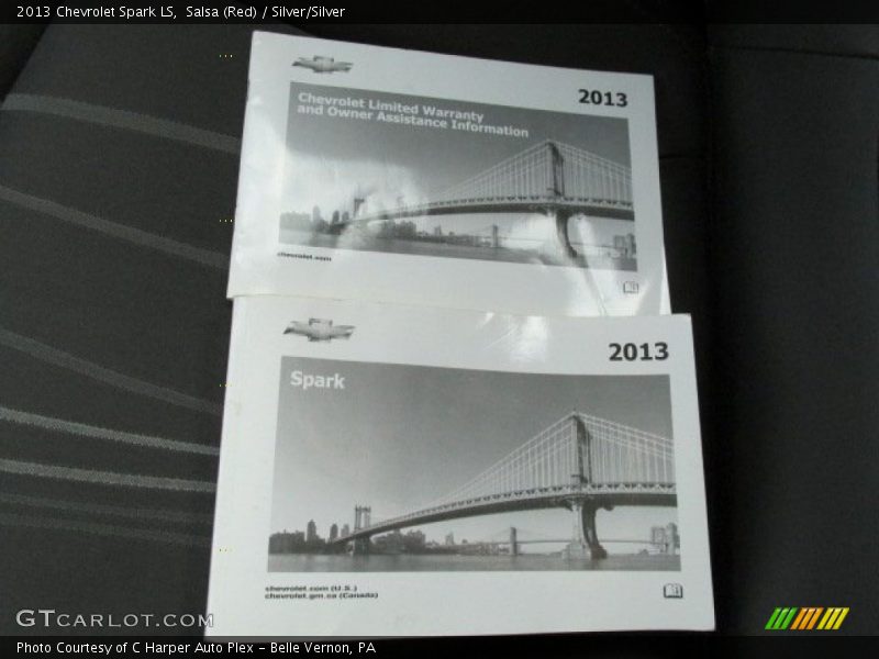 Salsa (Red) / Silver/Silver 2013 Chevrolet Spark LS