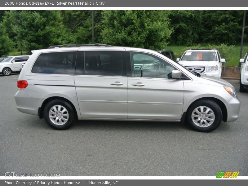 Silver Pearl Metallic / Gray 2008 Honda Odyssey EX-L