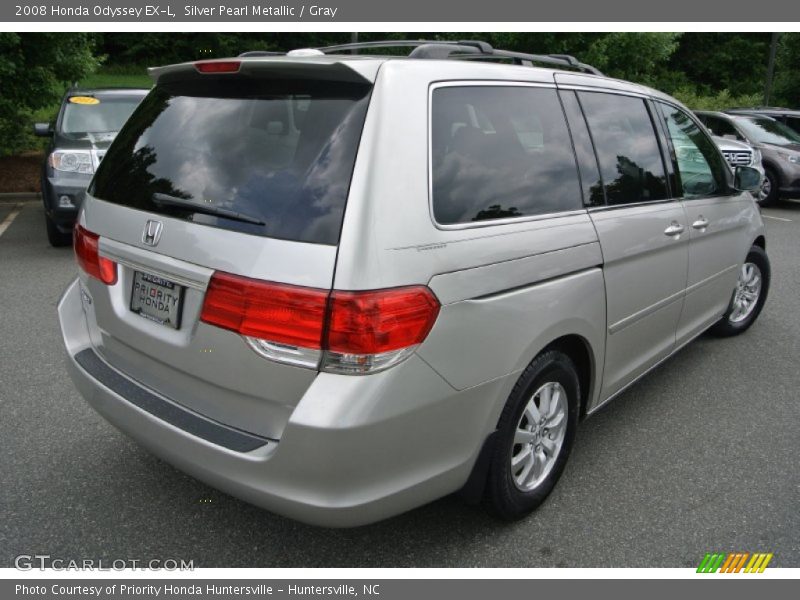 Silver Pearl Metallic / Gray 2008 Honda Odyssey EX-L