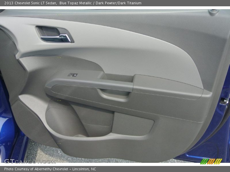 Blue Topaz Metallic / Dark Pewter/Dark Titanium 2013 Chevrolet Sonic LT Sedan