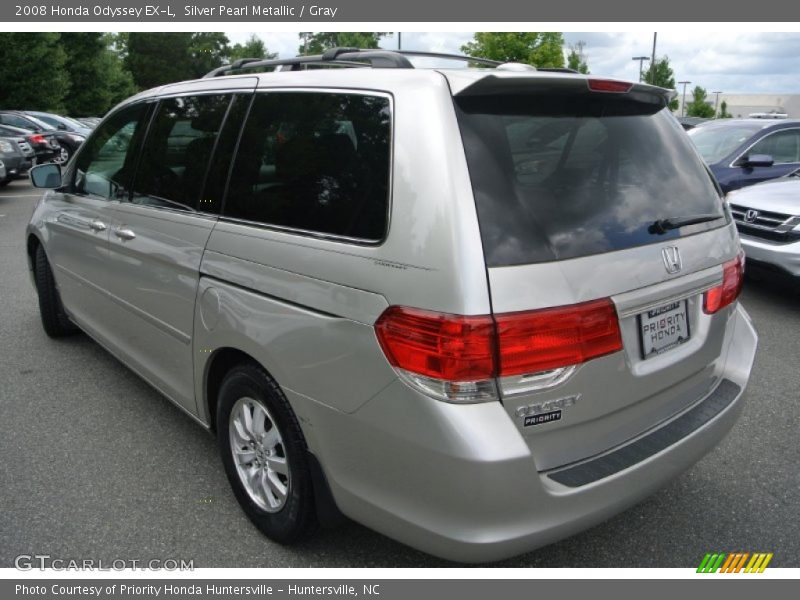 Silver Pearl Metallic / Gray 2008 Honda Odyssey EX-L
