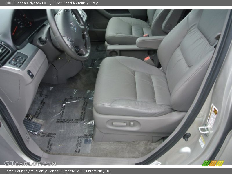 Silver Pearl Metallic / Gray 2008 Honda Odyssey EX-L